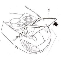 Support Top Case SHAD Top Master Peugeot Vivacity 50 / 125 1999-2007