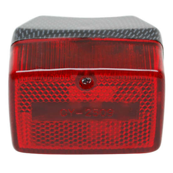 Feu arrière rouge complet rouge/carbone Peugeot 103/MBK/Motobécane 51