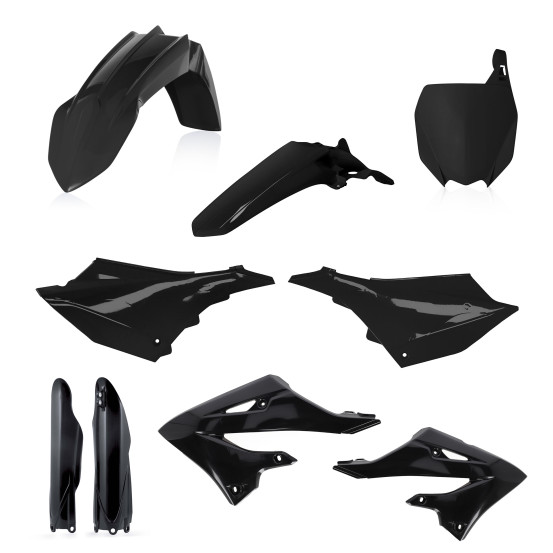 Kit plastiques complet - Noir - ACERBIS Yamaha 125/250 YZ 2022-2024