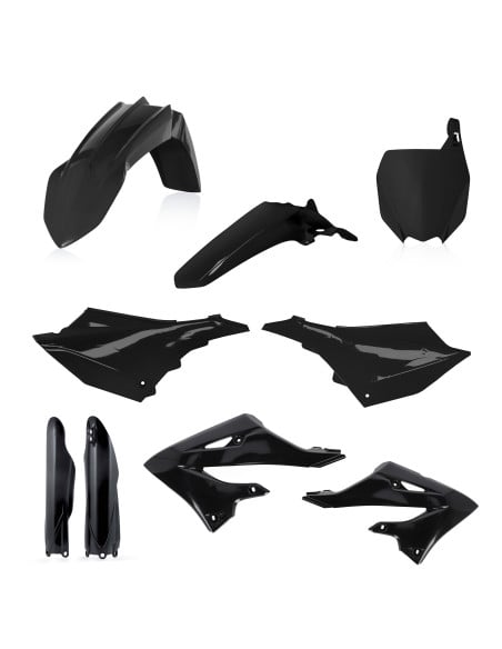 Kit plastiques complet - Noir - ACERBIS Yamaha 125/250 YZ 2022-2024