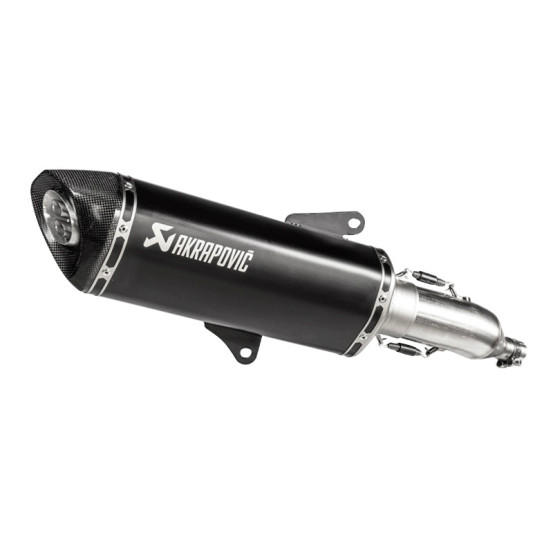 Silencieux AKRAPOVIC Inox noir HONDA 350 Forza 2021-2022
