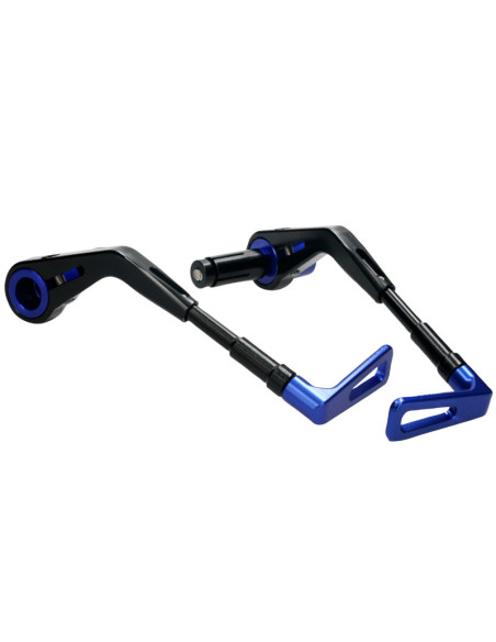 Protections levier de frein Voca Racing CNC Aluminium Noir / Bleu
