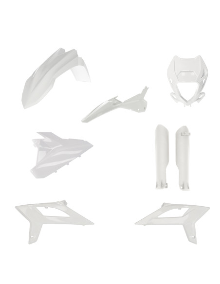 Kit Plastiques complet - Blanc - ACERBIS BETA RR 2T/4T 2020