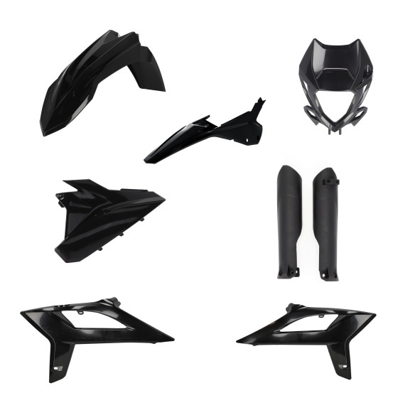 Kit Plastiques complet - Noir - ACERBIS BETA RR 2T/4T 2020
