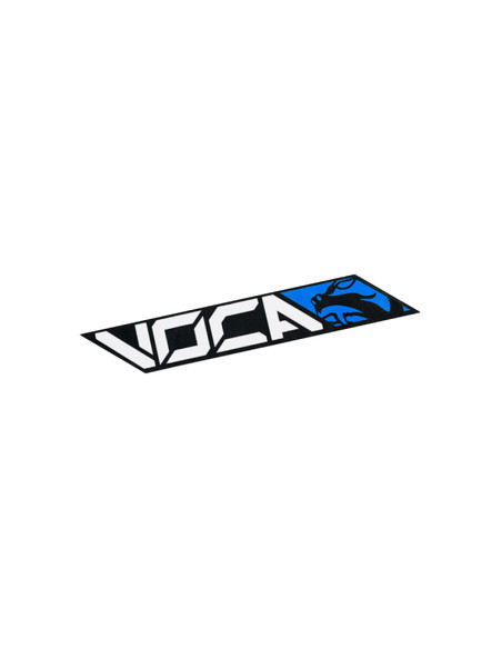 Autocollant Voca Racing 110x40 mm Bleu