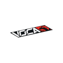 Autocollant Voca Racing 110x40 mm Rouge