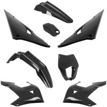 Kit carénages 50 à boite Rieju 50 MRT/MRT SM/Pro/Enduro 2022-2024 Noir brillant