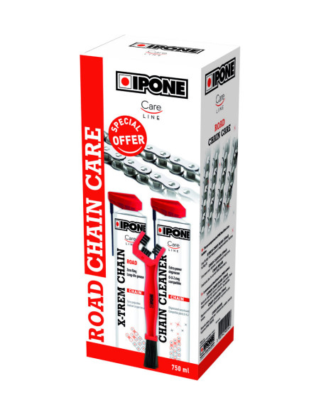 Pack chaine IPONE Route graisse nettoyant avec brosse