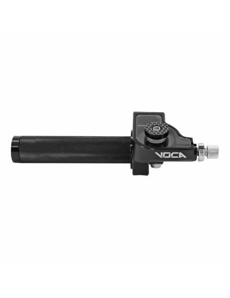Poignée de gaz tirage rapide Voca Aluminium CNC Noir