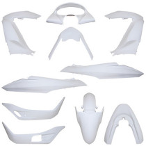 Kit carénages maxiscooter Honda 125 PCX 2010-2013 Blanc brillant