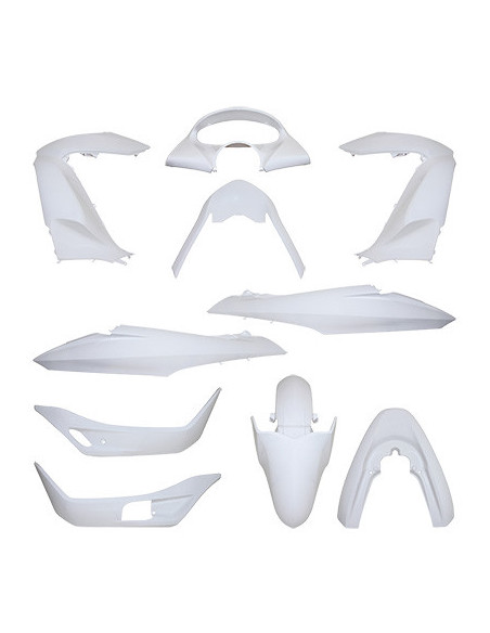 Kit carénages maxiscooter Honda 125 PCX 2010-2013 Blanc brillant