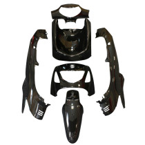 Kit carénages maxiscooter Honda 125 SH Noir brillant