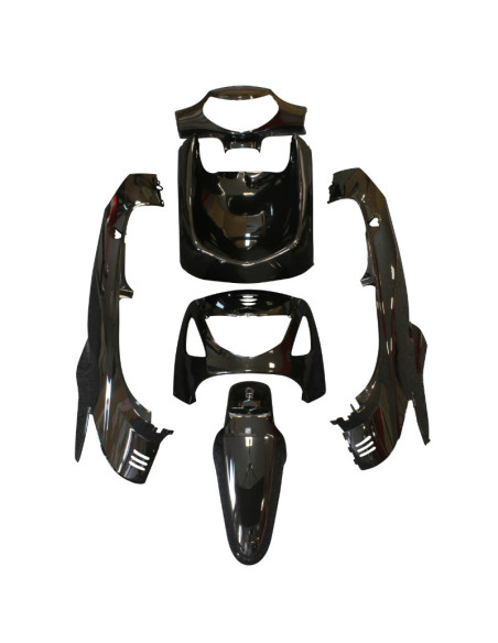 Kit carénages maxiscooter Honda 125 SH Noir brillant