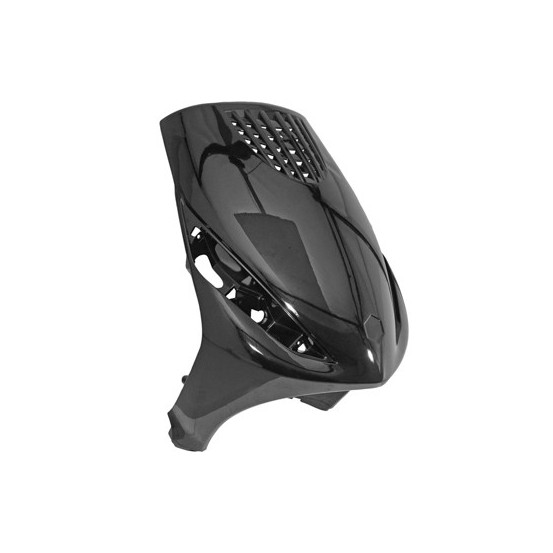 Carénage tablier avant scooter Piaggio 50 Zip après 2000 Noir brillant