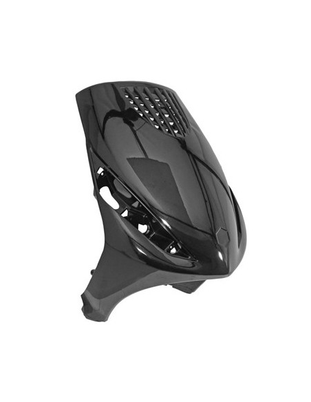 Carénage tablier avant scooter Piaggio 50 Zip après 2000 Noir brillant