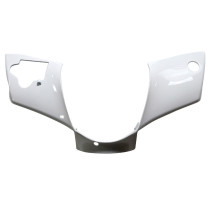 Carénage couvre guidon scooter Piaggio 50 Zip après 2000 Blanc brillant
