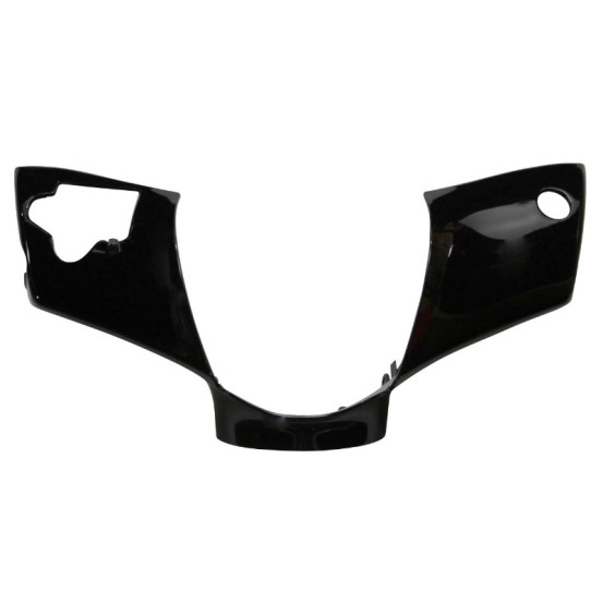 Carénage couvre guidon scooter Piaggio 50 Zip après 2000 Noir brillant