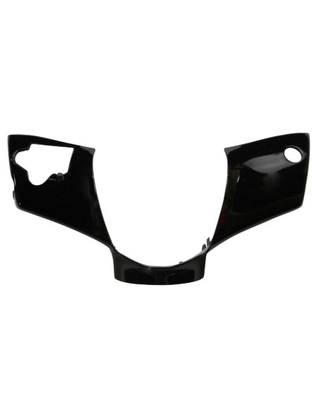 Carénage couvre guidon scooter Piaggio 50 Zip après 2000 Noir brillant
