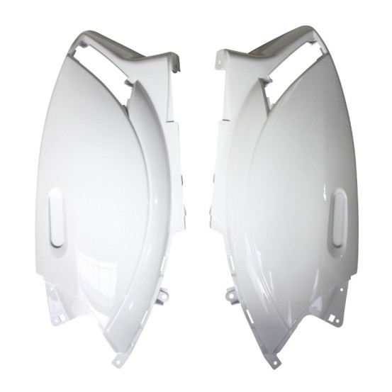 Carénage coque arrière scooter Piaggio 50 Zip après 2000 Blanc brillant