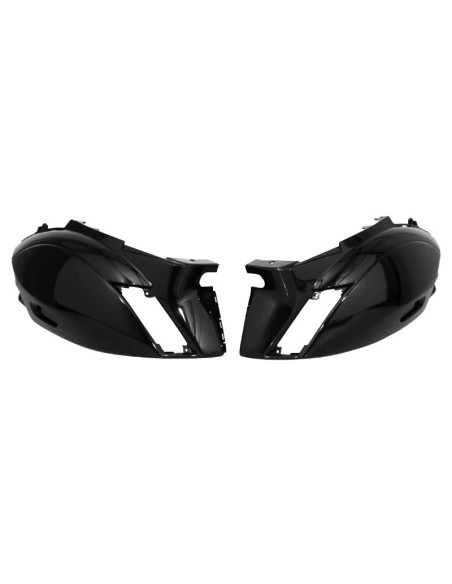 Carénage coque arrière scooter Piaggio 50 Zip après 2000 Noir brillant