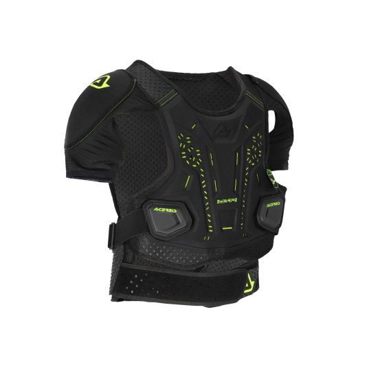 Gilet de protection Acerbis DNA manches courtes - Noir Jaune