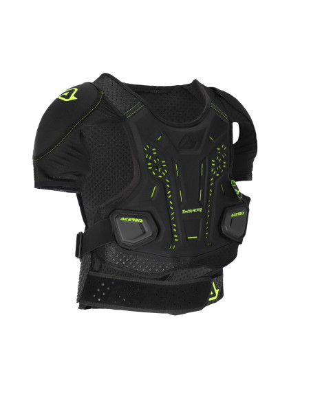Gilet de protection Acerbis DNA manches courtes - Noir Jaune