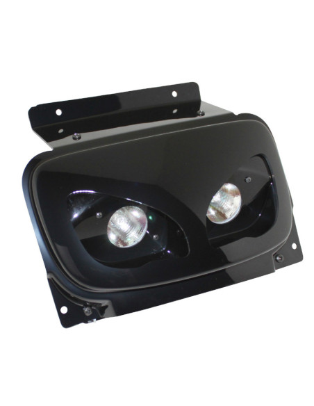 Double optique BCD RX MBK 50 Booster/Yamaha 50 BW's après 2004 Noir