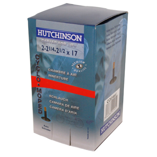Chambre à air 2-1/4 à 2-1/2-17 HUTCHINSON Schrader (2.25/2.50x17)