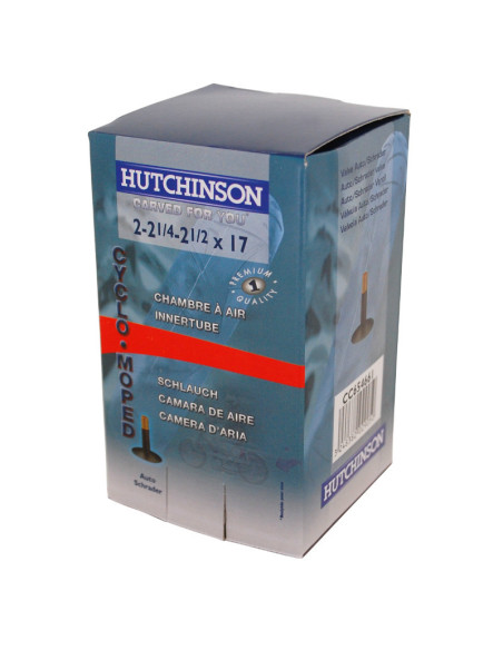 Chambre à air 2-1/4 à 2-1/2-17 HUTCHINSON Schrader (2.25/2.50x17)