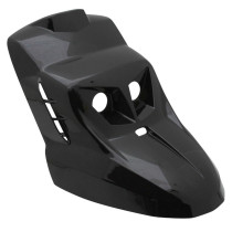 Carénage tablier avant scooter MBK 50 Booster / Yamaha 50 BW'S après après 2004 Noir (Design Edition - livré avec éclairage)