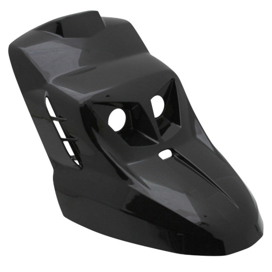 Carénage tablier avant scooter MBK 50 Booster / Yamaha 50 BW'S après après 2004 Noir (Design Edition - livré avec éclairage)