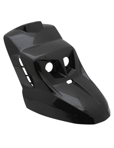Carénage tablier avant scooter MBK 50 Booster / Yamaha 50 BW'S après après 2004 Noir (Design Edition - livré avec éclairage)