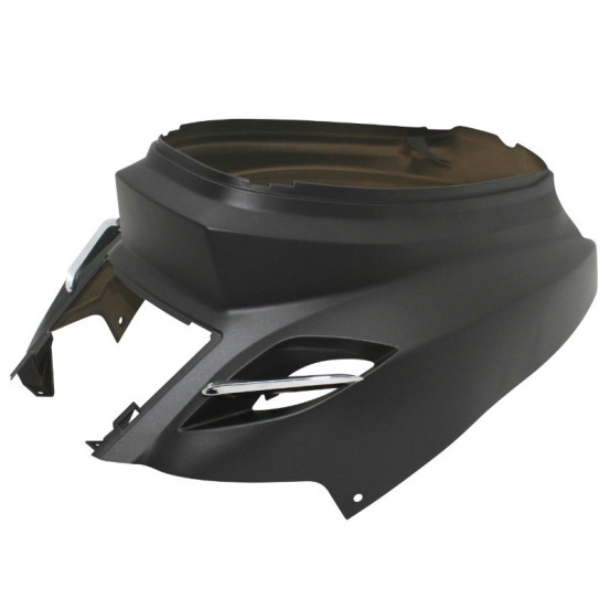 Carénage coque arrière scooter MBK 50 Booster/Yamaha 50 BWS après 2004 Noir brillant (Design Edition)