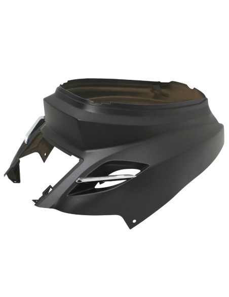 Carénage coque arrière scooter MBK 50 Booster/Yamaha 50 BWS après 2004 Noir brillant (Design Edition)