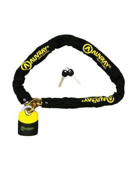 Chaine antivol AUVRAY K BLOCK 120 cm + Cadenas