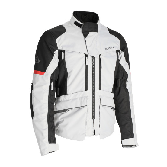 Veste moto Acerbis X-Rover - Gris Rouge