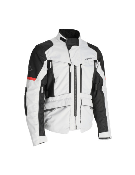 Veste moto Acerbis X-Rover - Gris Rouge