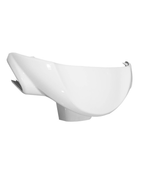 Carénage couvre guidon scooter MBK 50 Ovetto/Yamaha 50 Neo's 2002-2007 Blanc brillant
