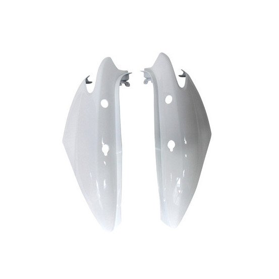 Carénage coque arrière scooter MBK 50 Ovetto/Yamaha 50 Neo's après 2008 Blanc brillant