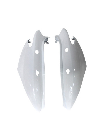Carénage coque arrière scooter MBK 50 Ovetto/Yamaha 50 Neo's après 2008 Blanc brillant