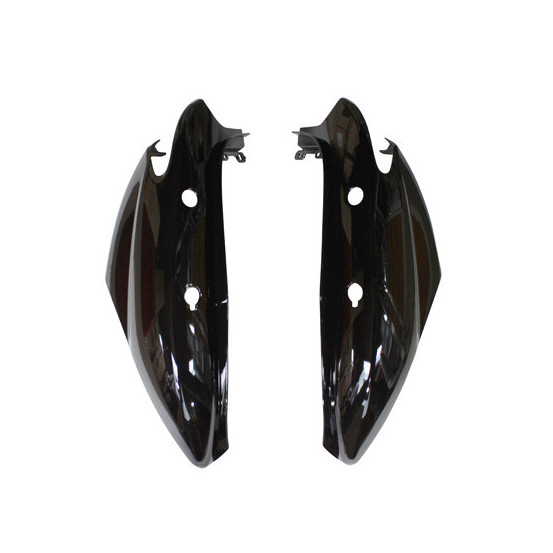 Carénage coque arrière scooter MBK 50 Ovetto/Yamaha 50 Neo's après 2008 Noir brillant