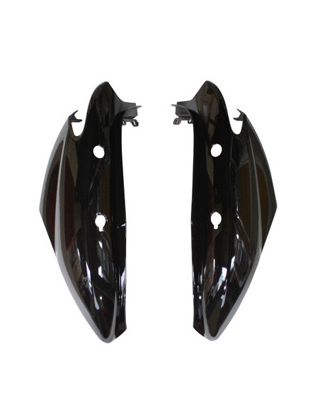 Carénage coque arrière scooter MBK 50 Ovetto/Yamaha 50 Neo's après 2008 Noir brillant