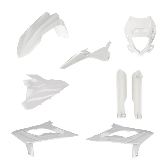 Kit plastique complet - Blanc - ACERBIS BETA RR 2023