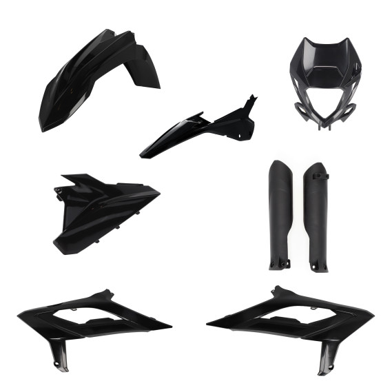 Kit plastique complet - Noir - ACERBIS BETA RR 2023