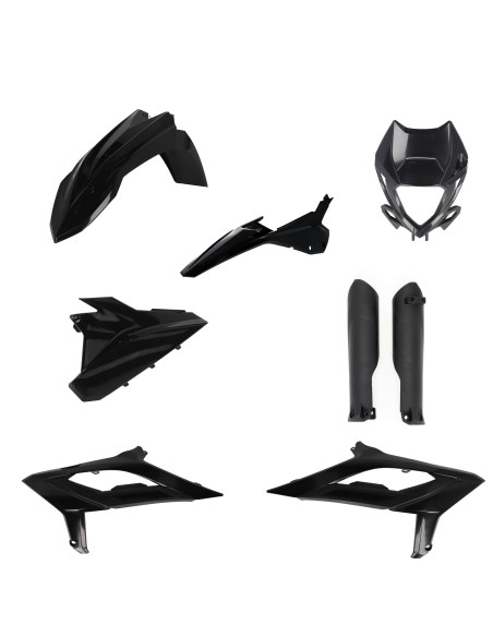 Kit plastique complet - Noir - ACERBIS BETA RR 2023