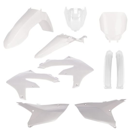 Kit plastiques complet - Blanc - ACERBIS Yamaha 450 YZF 2023-2025 / 250 YZF 2024-2026