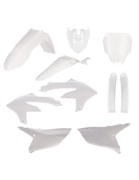 Kit plastiques complet - Blanc - ACERBIS Yamaha 450 YZF 2023-2025 / 250 YZF 2024-2026