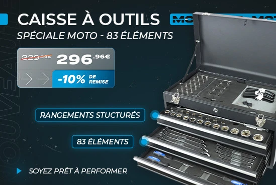 CAISSE A OUTILS MCT 83 ELEMENTS